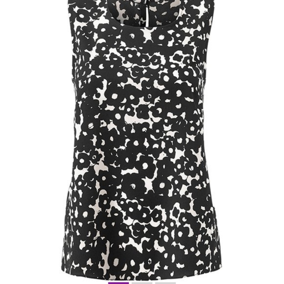 Sexy look CAbi Ink Floral Dixon Sleeveless Top & Hi-Lo Skirt Set (2 Piece Set!!) - Picture 12 of 13